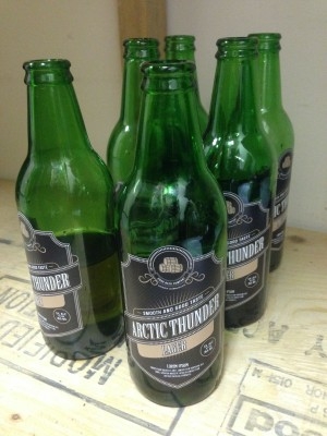 statusupdate beer bottles arctic thunder